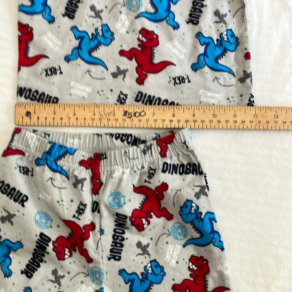 George NWT flannel cotton dinosaur pyjamas toddler size 2 years old - Picture 6 of 8